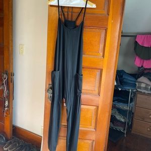 Free People Imitation Hot Shot Onesie Size Small Black